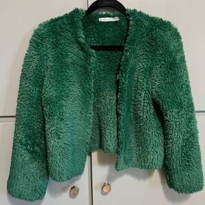 Alice & Olivia fur coat